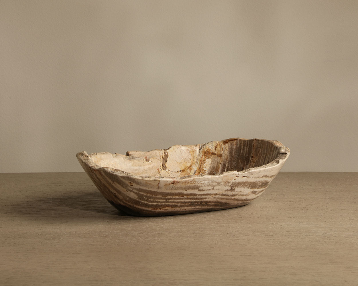 Grounding Petrified Wood Bowl — hero