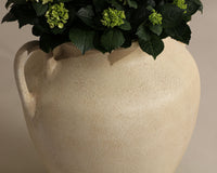 Saskia Concrete Vase — top view