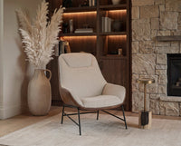 Marena Concrete Vase — styled view