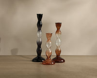 Ladies Glass Candle Holders — hero