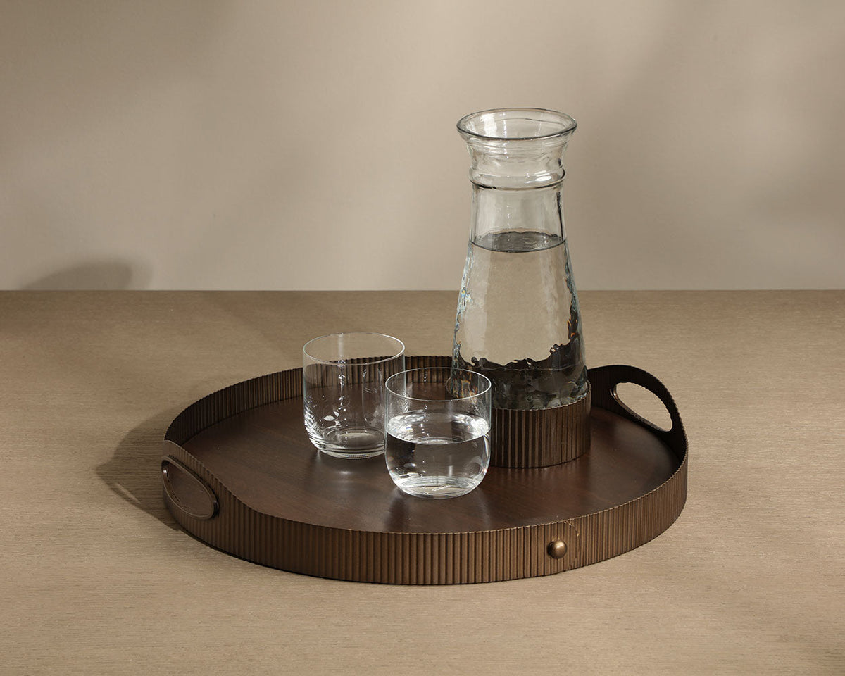 Bengal Wood Tray — detail view