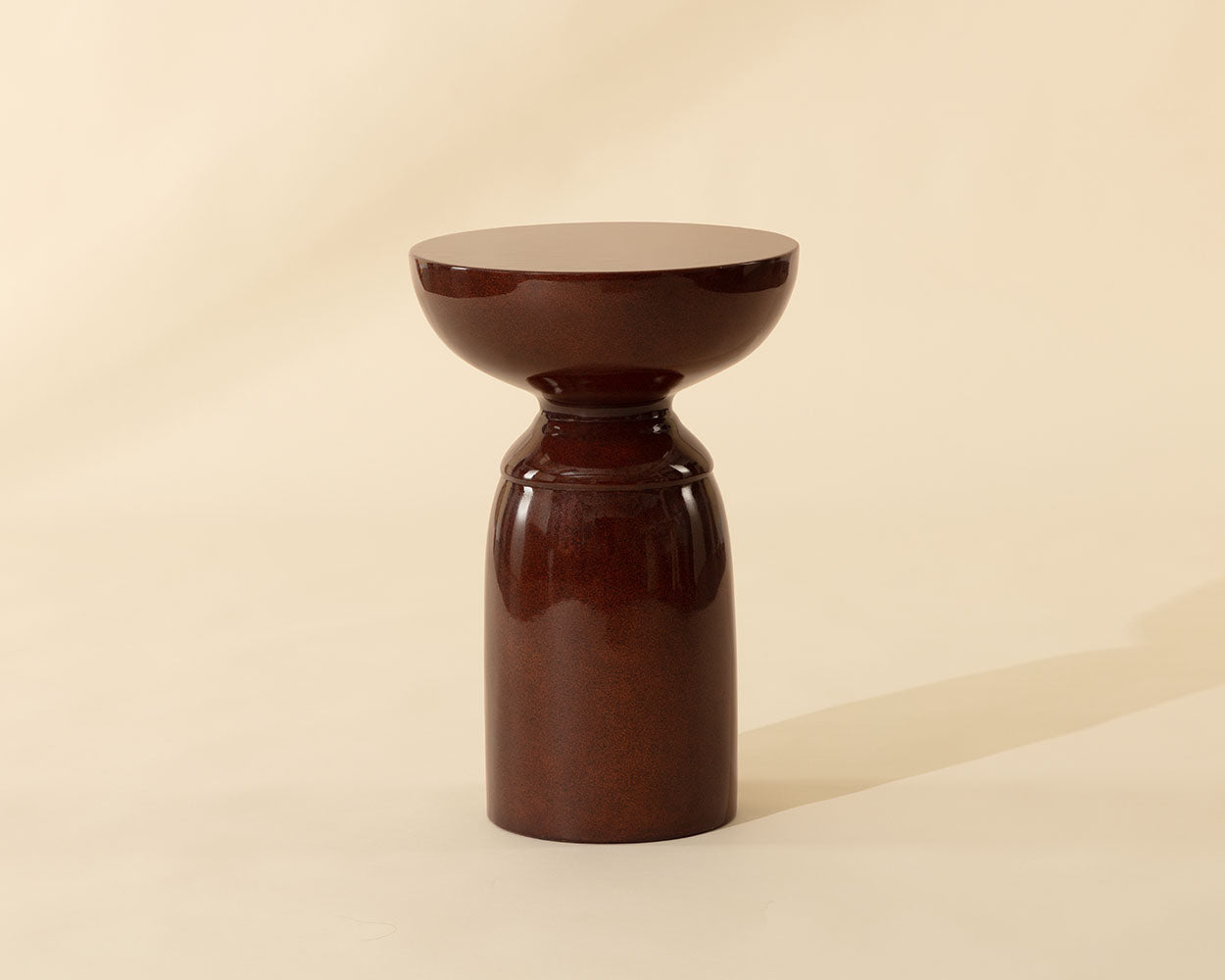 Goya End Table — Red Ochre