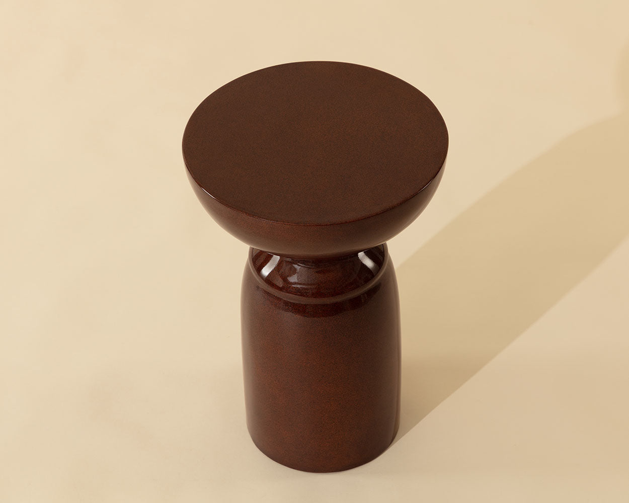 Goya End Table — Red Ochre