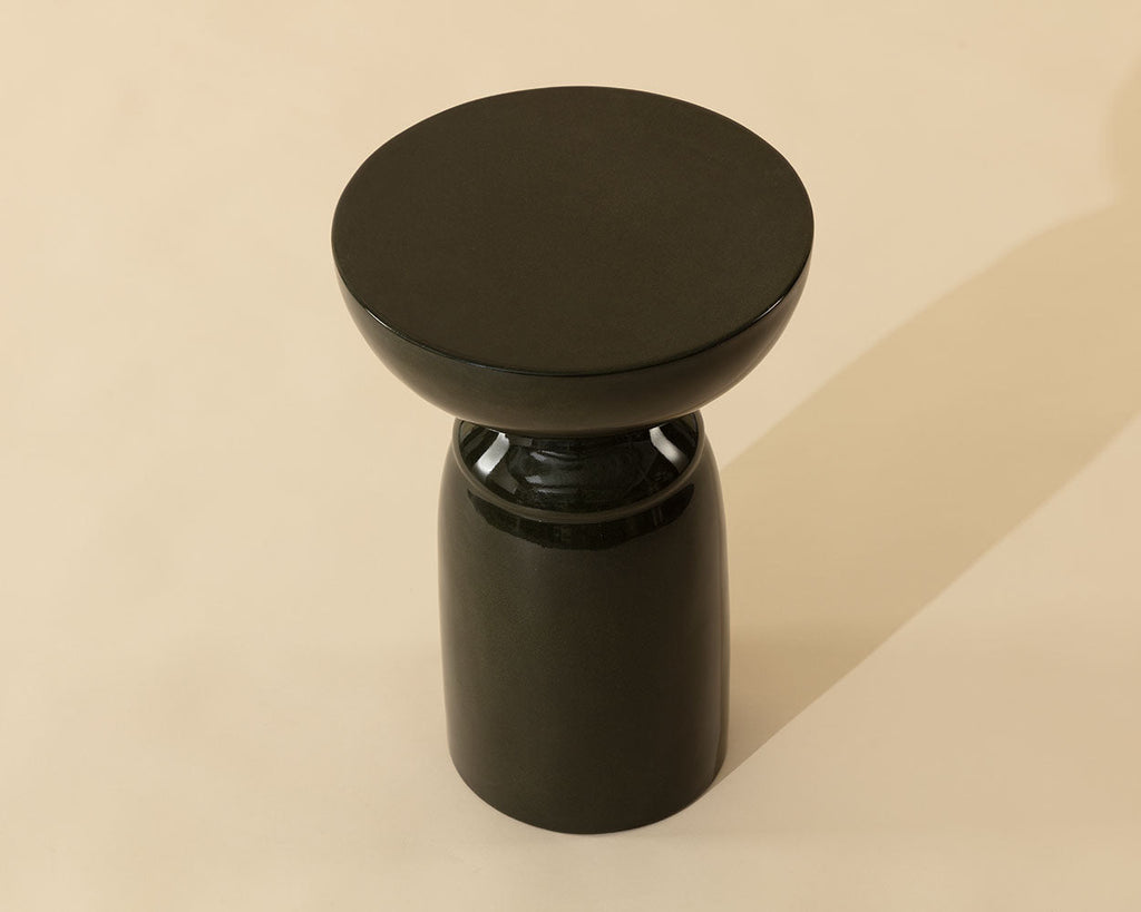 Goya End Table — Moss Green