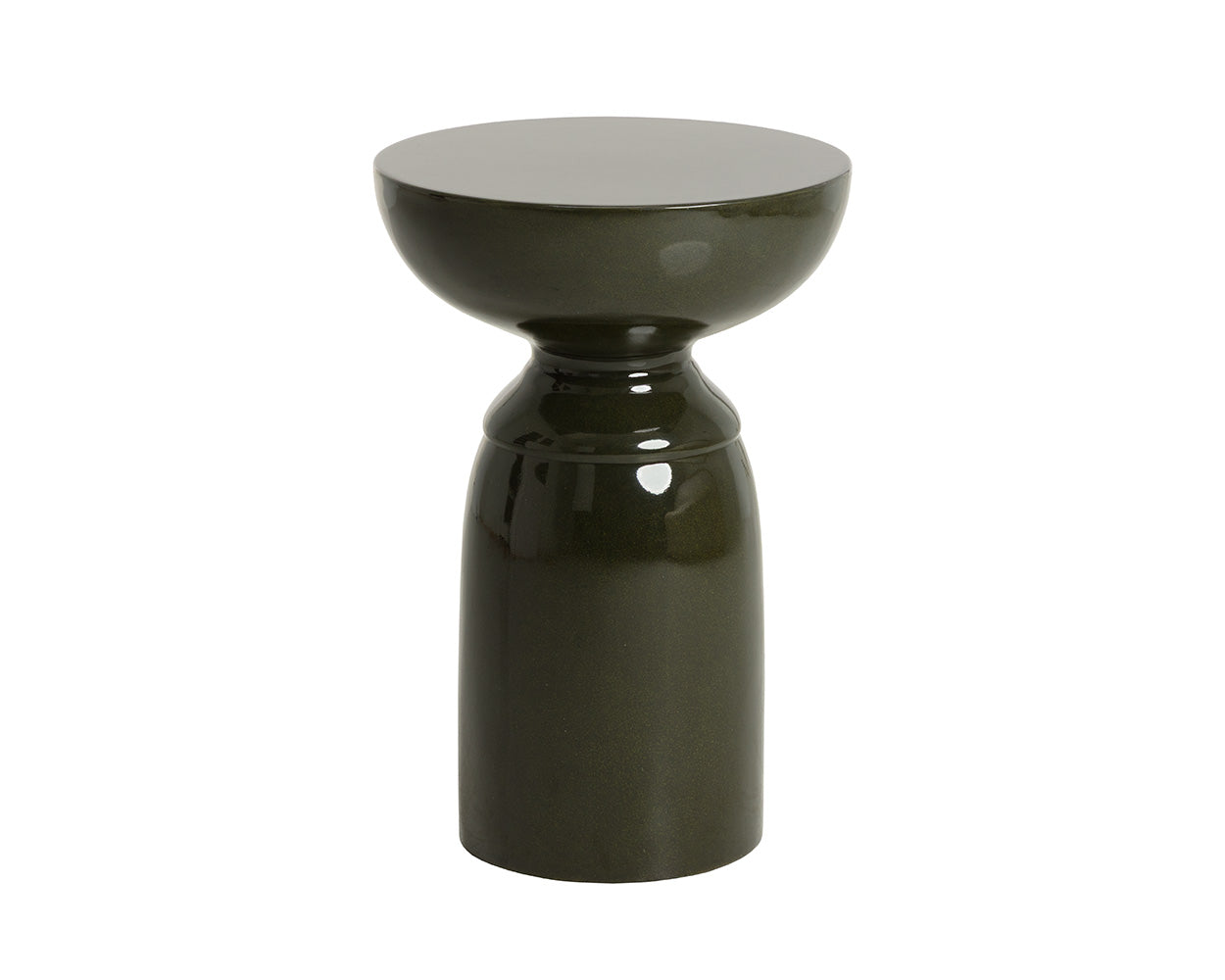 Goya End Table — Moss Green