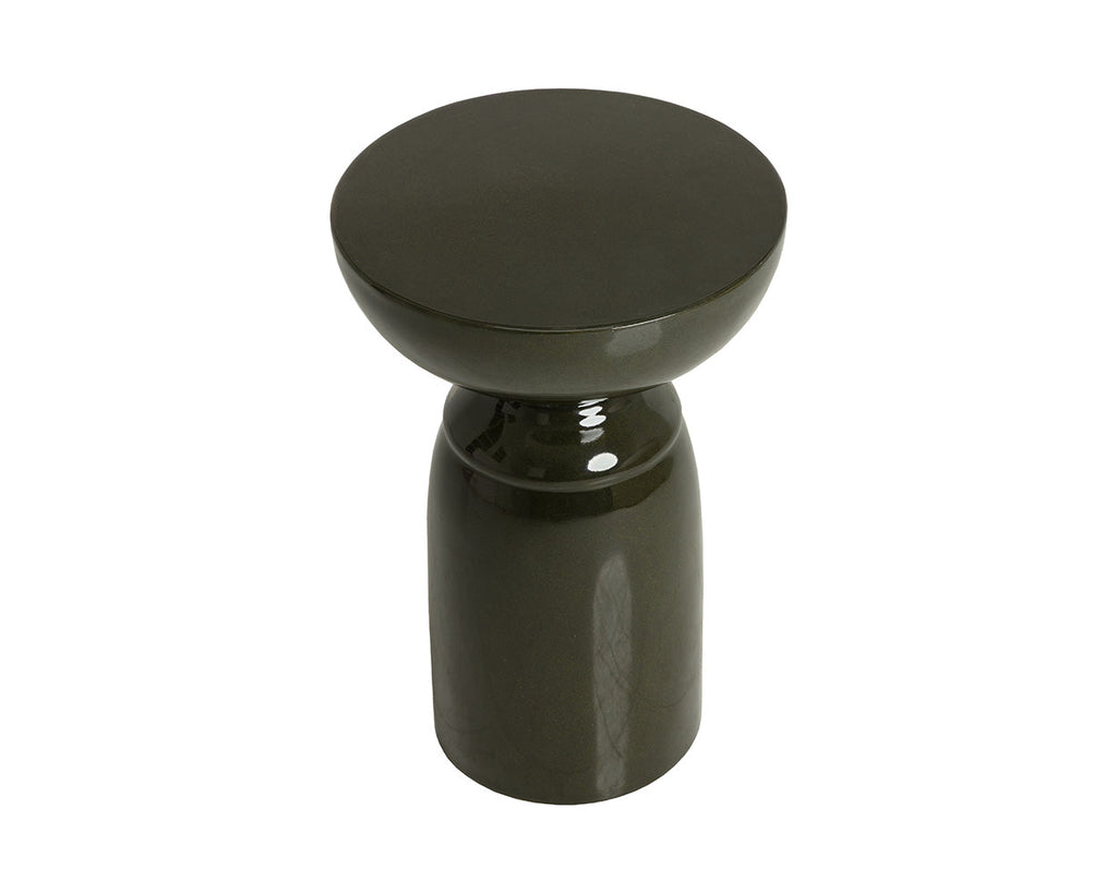 Goya End Table — Moss Green