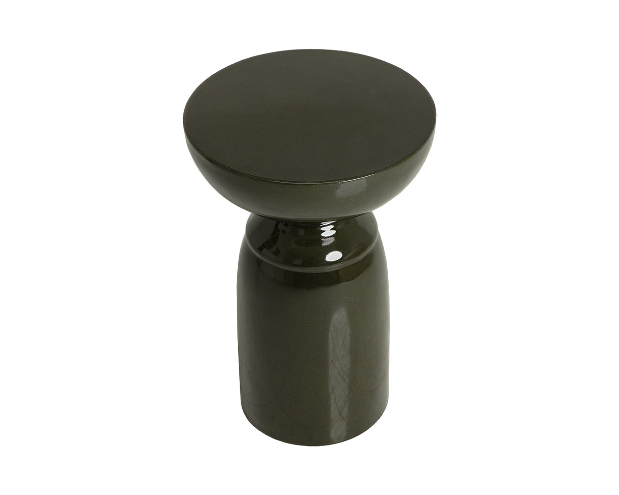 Goya End Table — Moss Green