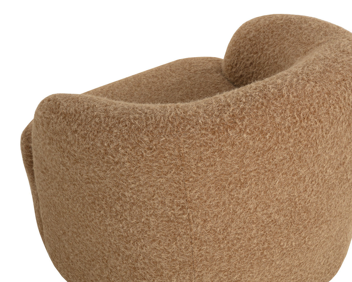 Fuwari Swivel Lounge Chair – Macio Camel
