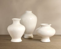 Zora Concrete Vase, Cream