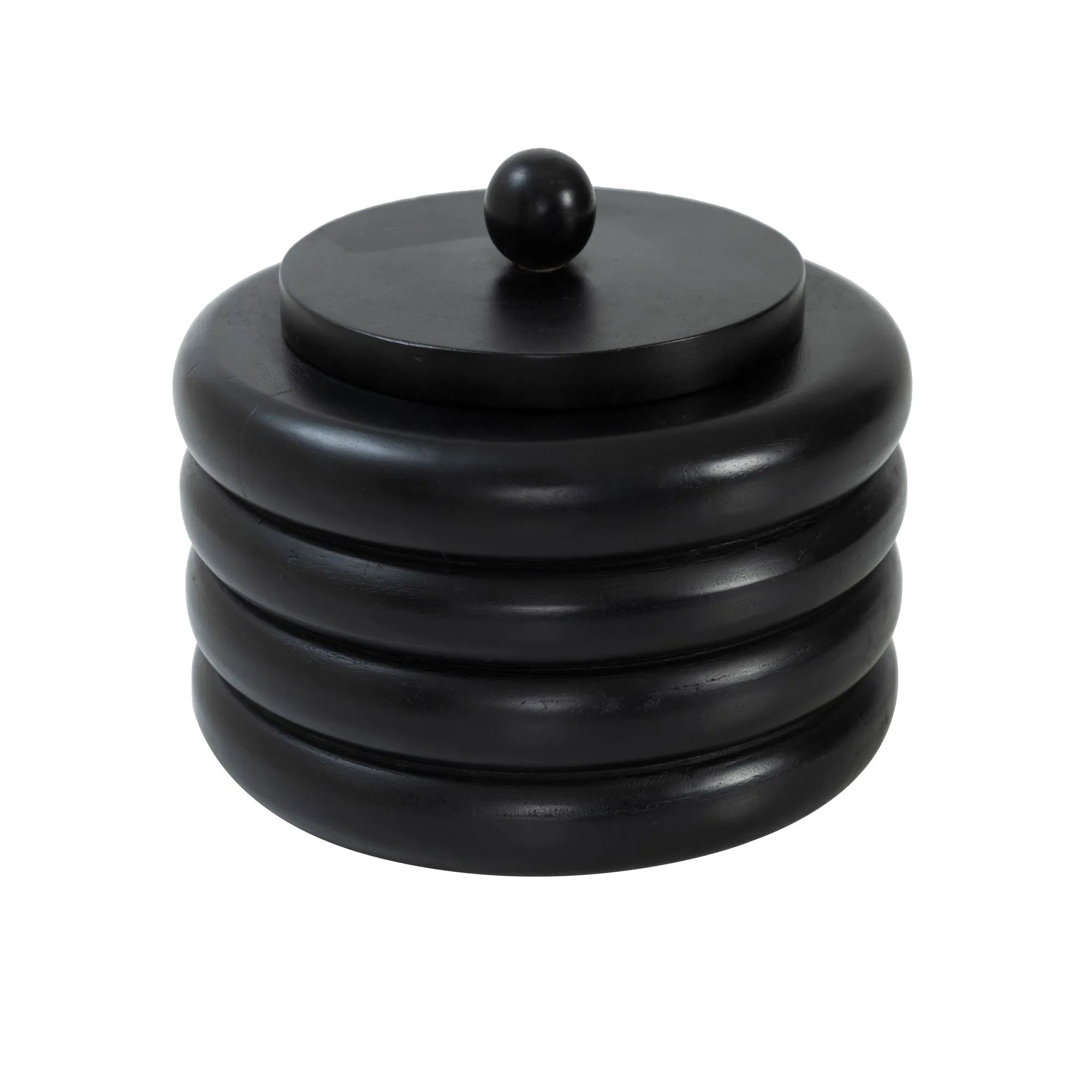Kara Ribbed Lidded Box