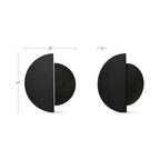 Black Meridian Wall Decor | Arco Studio Home