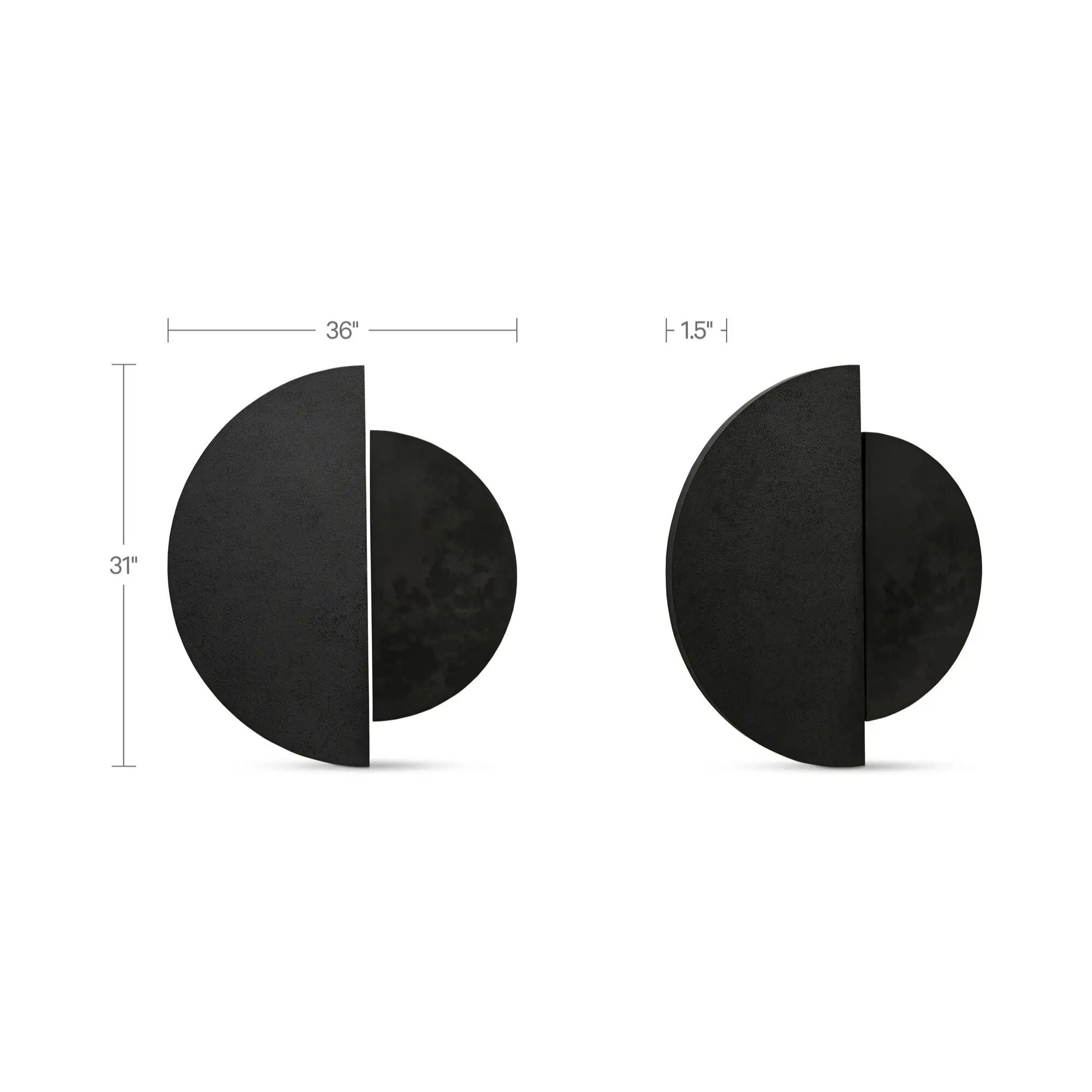 Black Meridian Wall Decor | Arco Studio Home