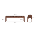 Walnut Rohe Bench | Arco Studio Home