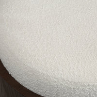 Capsula upholstered ottoman in dark brown, photo 2