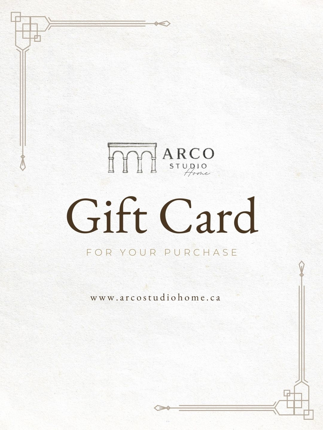 Arco Studio Gift Card