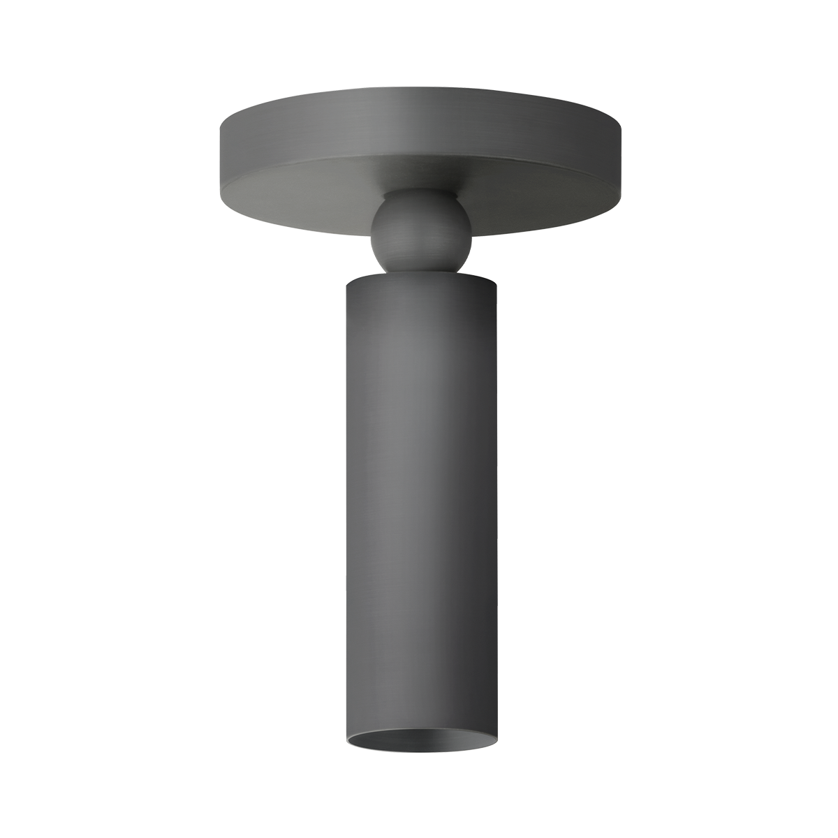 Luxe Pivot Flush Mount Matte Black