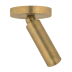 Luxe Pivot Flush Mount Patina Brass