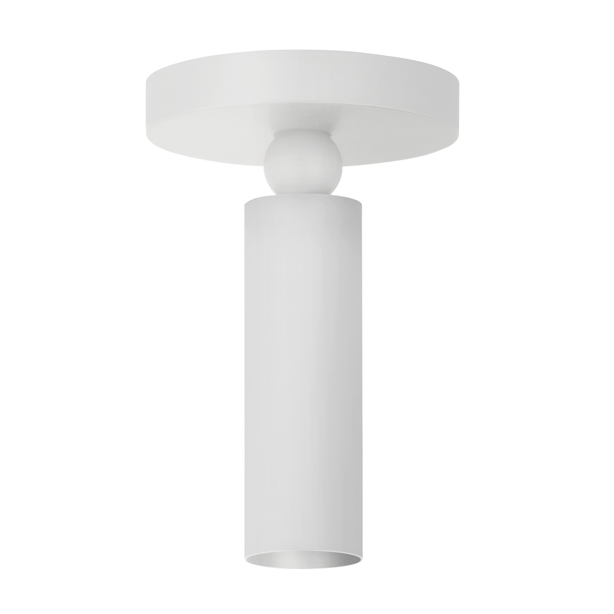Luxe Pivot Flush Mount Semi-Gloss White
