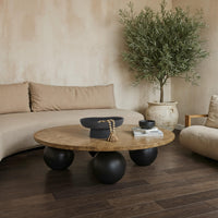 Malabo ceramic bowl in black, styled shot
