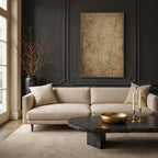 Acacia wall art by Renwil, cotton canvas, charcoal frame