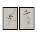 Adeline wall decor by Renwil, rag paper, black frame