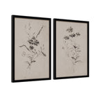 Adeline wall decor by Renwil, rag paper, black frame