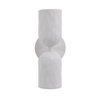 Akira wall sconce by Renwil, ceramic, off-white, hand-finished