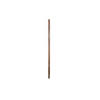 Alcott oval wall mirror by Moe's Home Collection, solid walnut, hand-rubbed oil finish