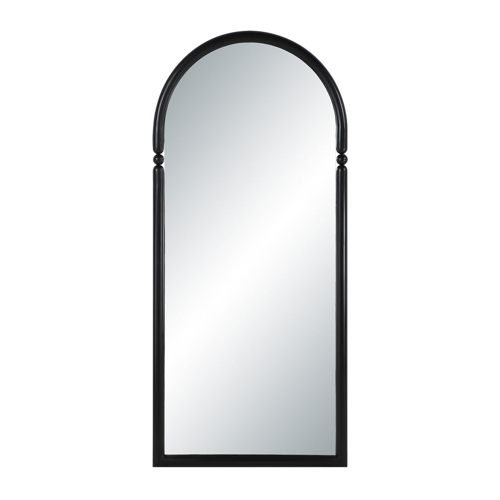 Arcade full length mirror by Renwil, iron, matte black finish