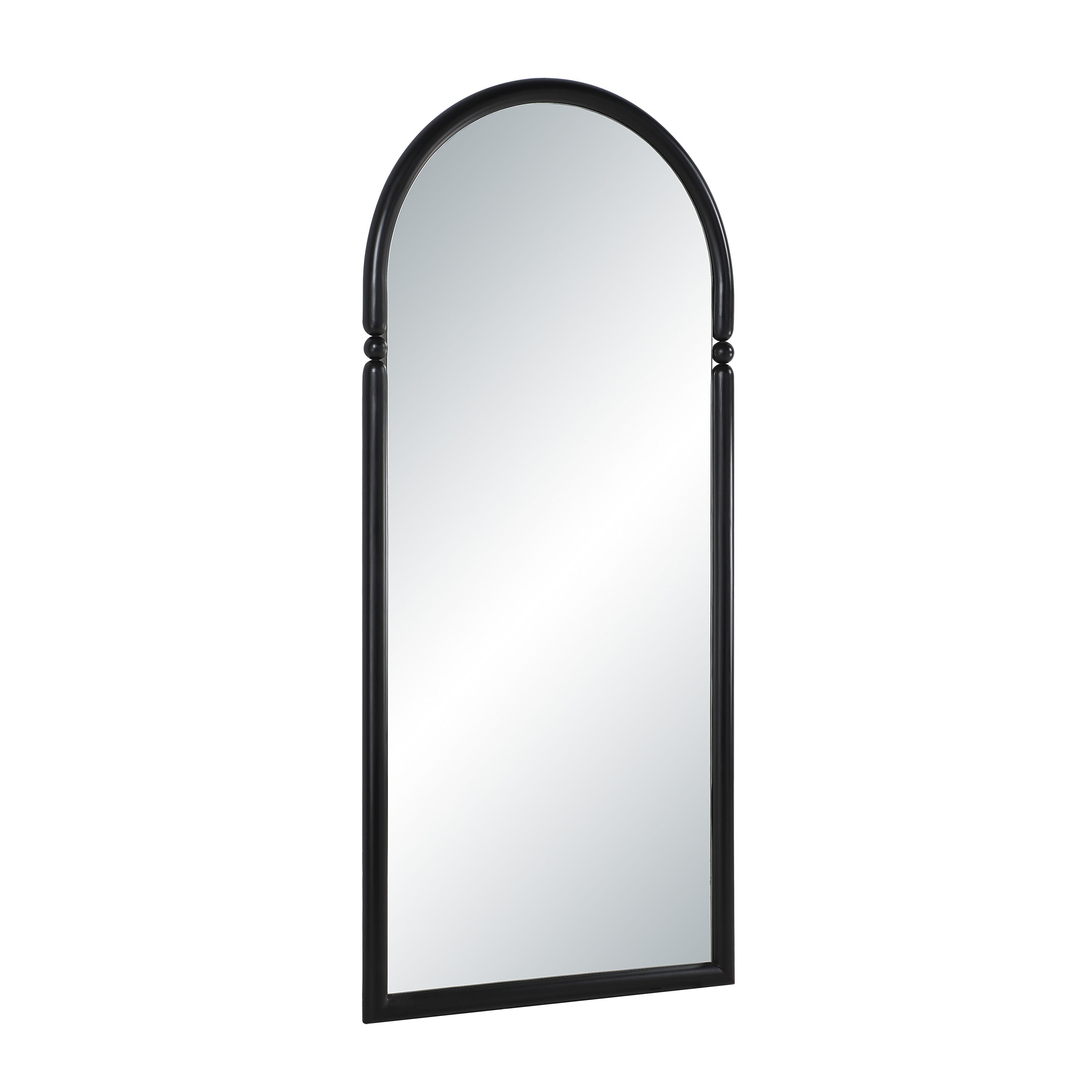 Arcade full length mirror by Renwil, iron, matte black finish