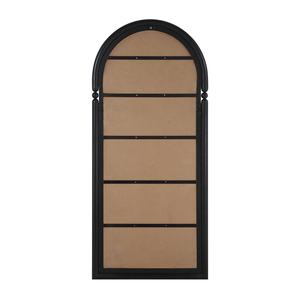 Arcade full length mirror by Renwil, iron, matte black finish