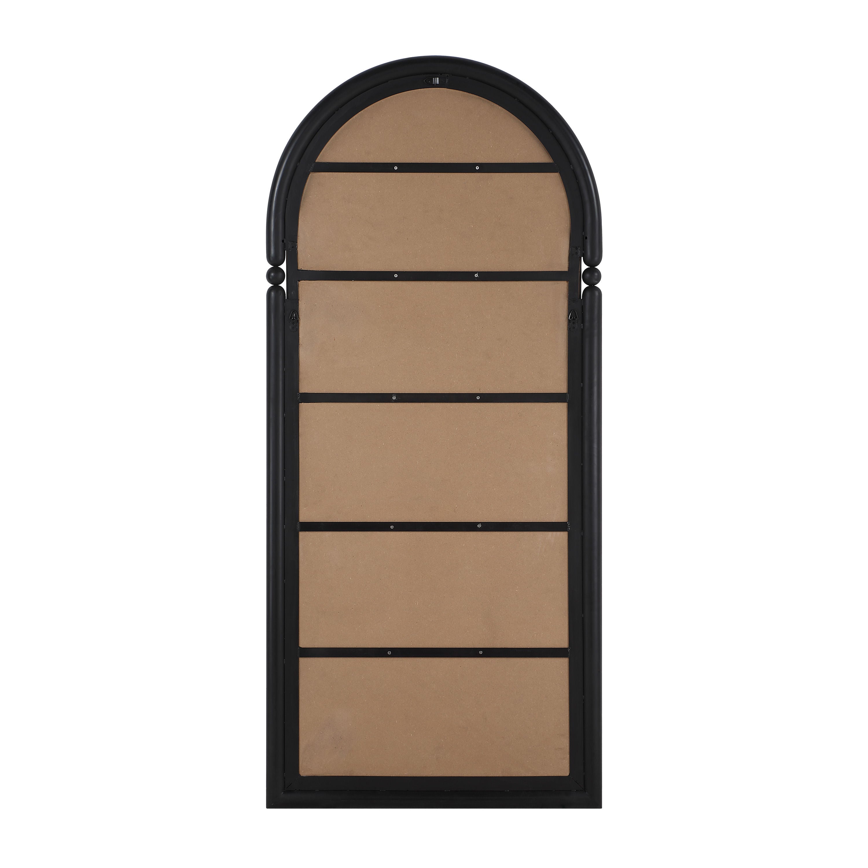 Arcade full length mirror by Renwil, iron, matte black finish