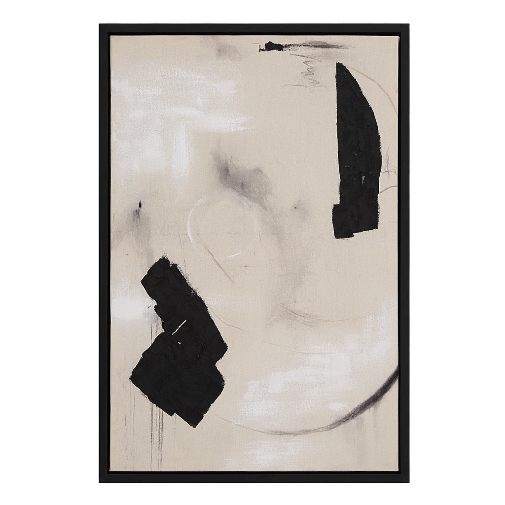 Asia wall art by Renwil, 100% cotton canvas, black frame