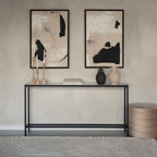 Asia wall art by Renwil, 100% cotton canvas, black frame