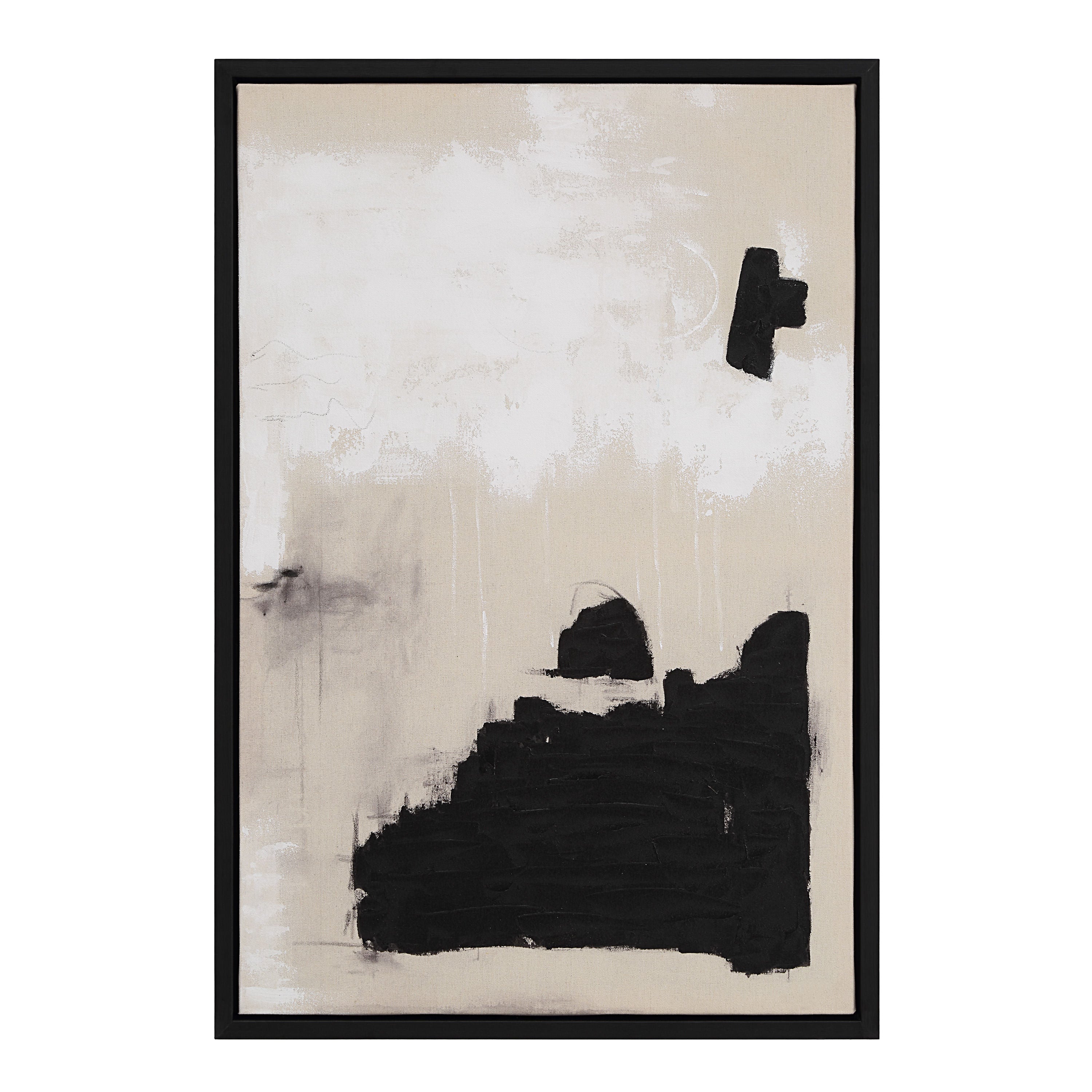 Asia wall art by Renwil, 100% cotton canvas, black frame