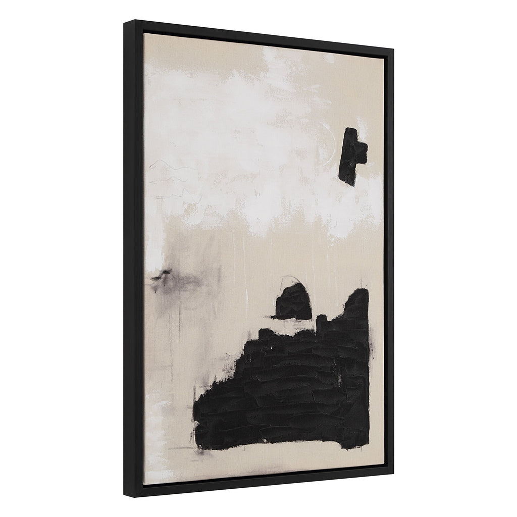 Asia wall art by Renwil, 100% cotton canvas, black frame