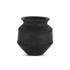Astra vessel by Moe's Home Collection, black terracotta, matte finish