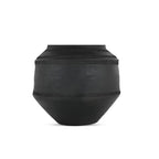 Astra vessel by Moe's Home Collection, black terracotta, matte finish