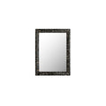 Avis wall mirror by Moe's Home Collection, horn inlay frame, cream caramel tones