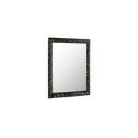 Avis wall mirror by Moe's Home Collection, horn inlay frame, cream caramel tones