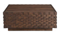 Easton Storage Coffee Table Brown front