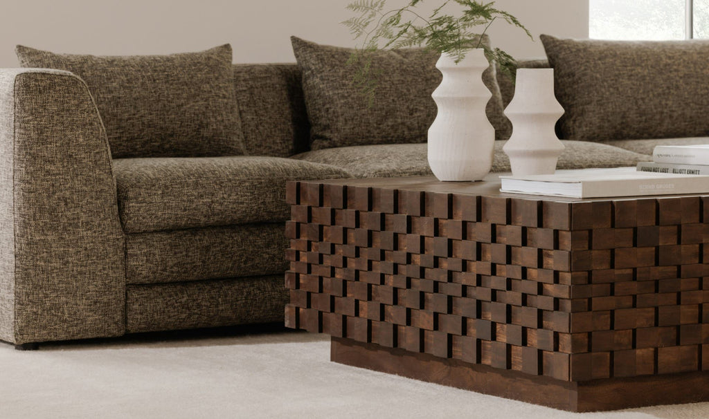 Easton Storage Coffee Table Brown view 2
