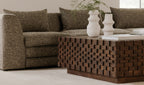 Easton Storage Coffee Table Brown view 2