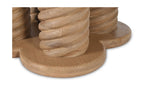 Oak Treccia Round Dining Table 5