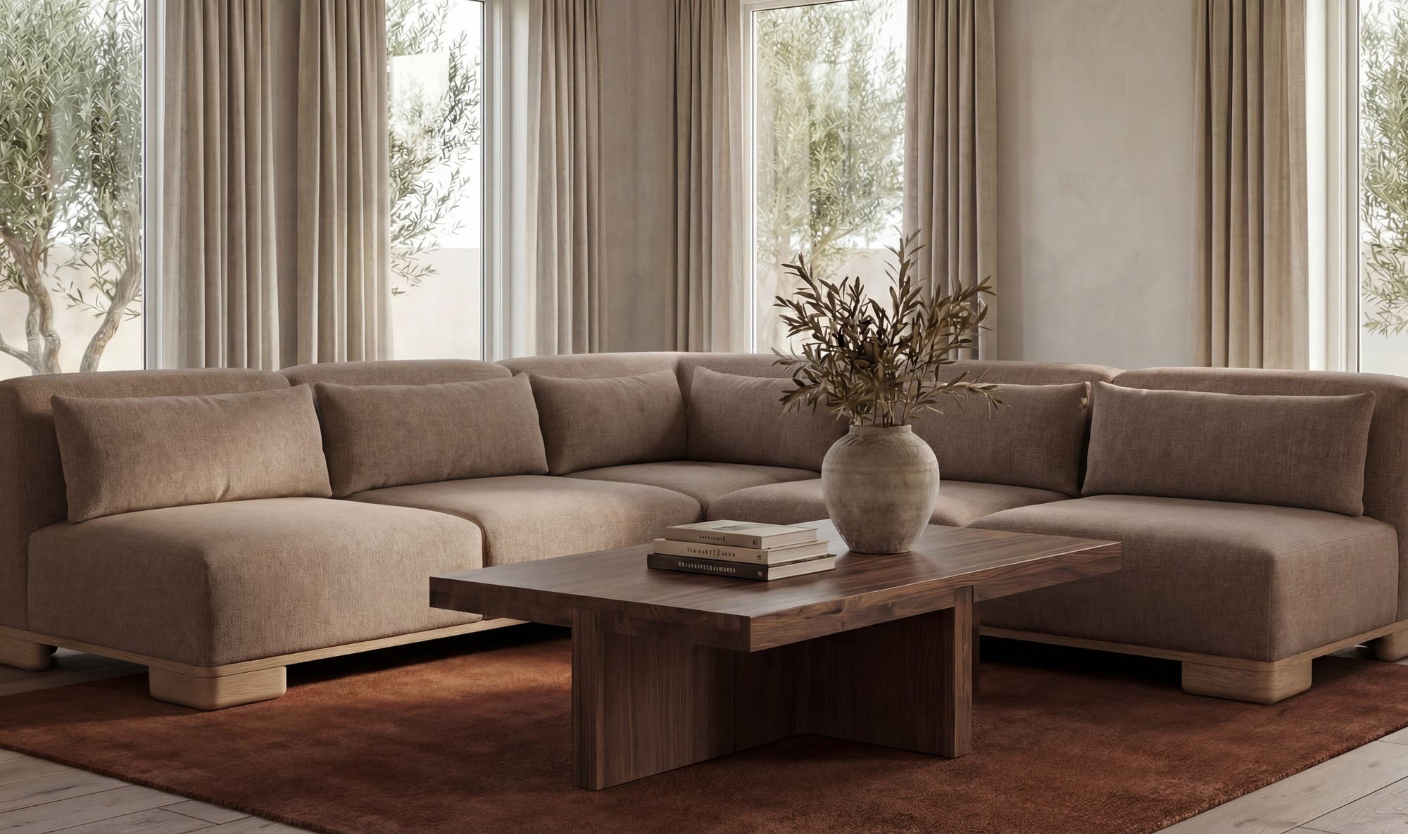 Folke Coffee Table Walnut view 2