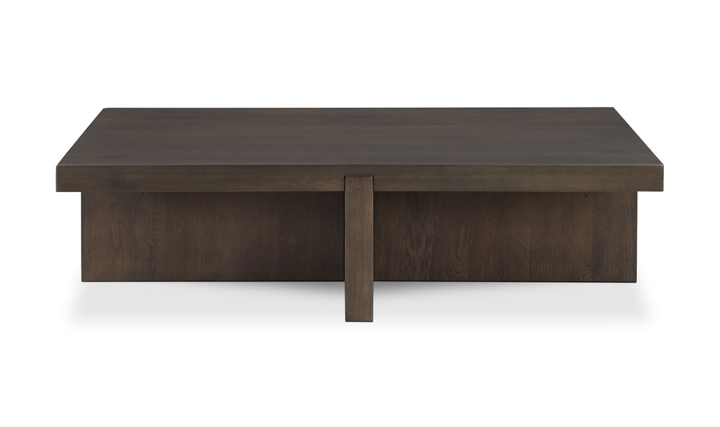 Folke Rectangular Coffee Table Dark Brown front