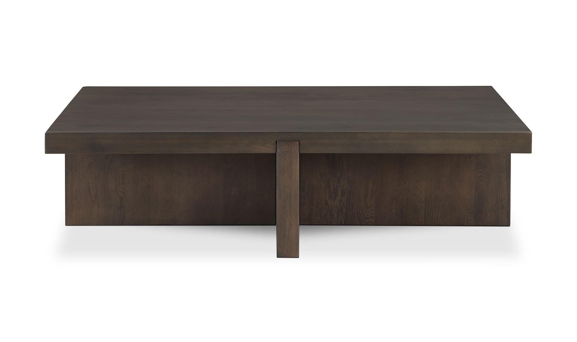 Folke Rectangular Coffee Table Dark Brown front