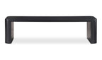 Post Dining Bench Small Black front
