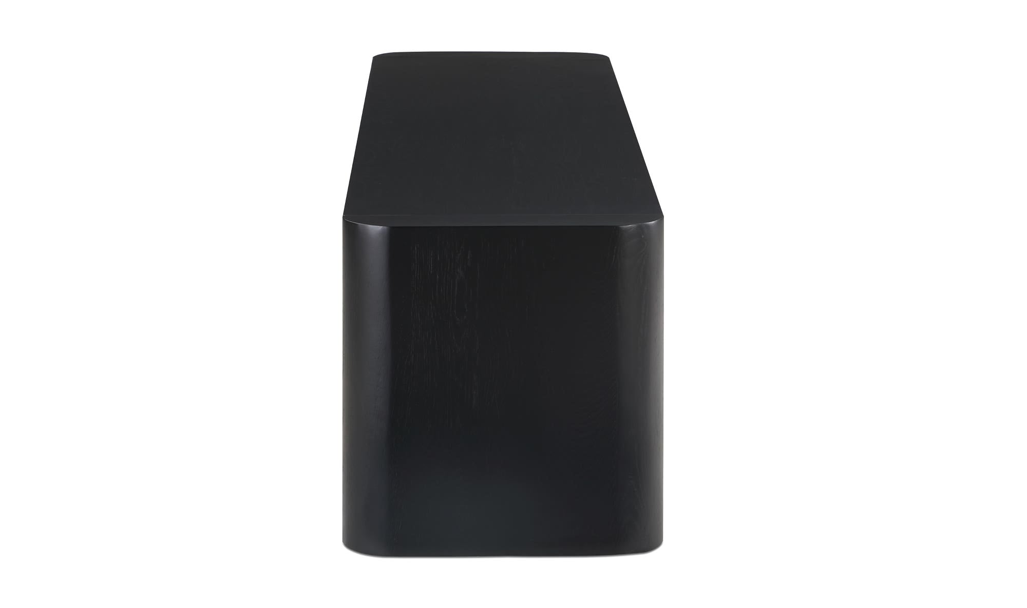 Post Dining Bench Small Black view 5