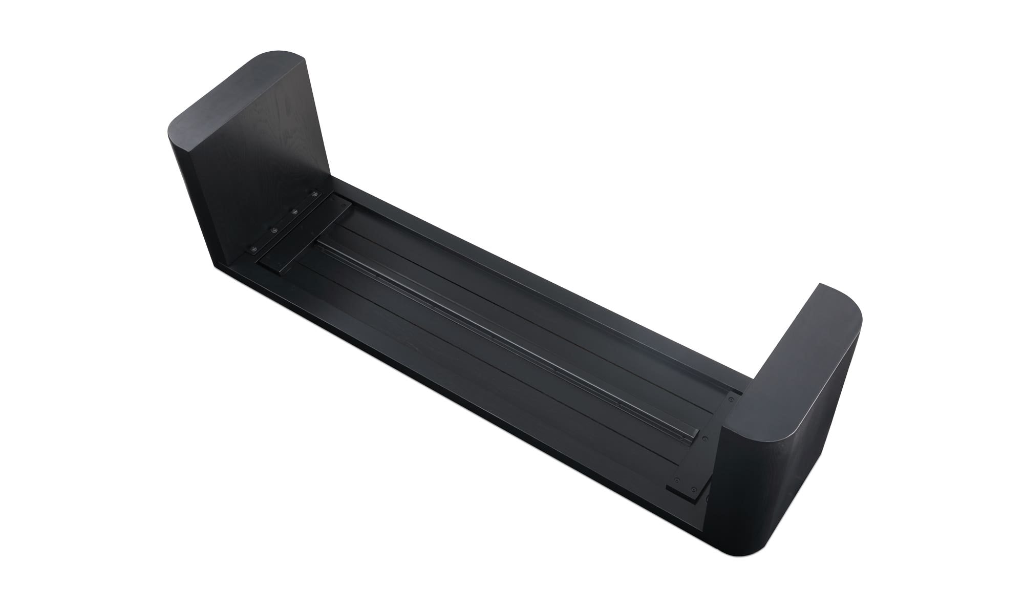 Post Dining Bench Small Black view 6